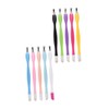 WOONEKY 15Pcs Set Nail Cuticle Remover Pusher and Forks Sturdy
