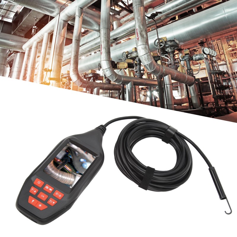 Endoscope Camera 3in LCD Display 1080P Inspection Camera Bending Borescope