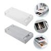CAXUSD 2pcs Multi-purpose Desktop Storage Box Stackable Storage Drawer for