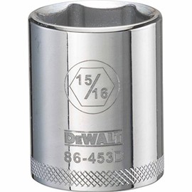 DEWALT DWMT86453OSP 6 Point 1/2'' Drive Socket 15/16'' SAE