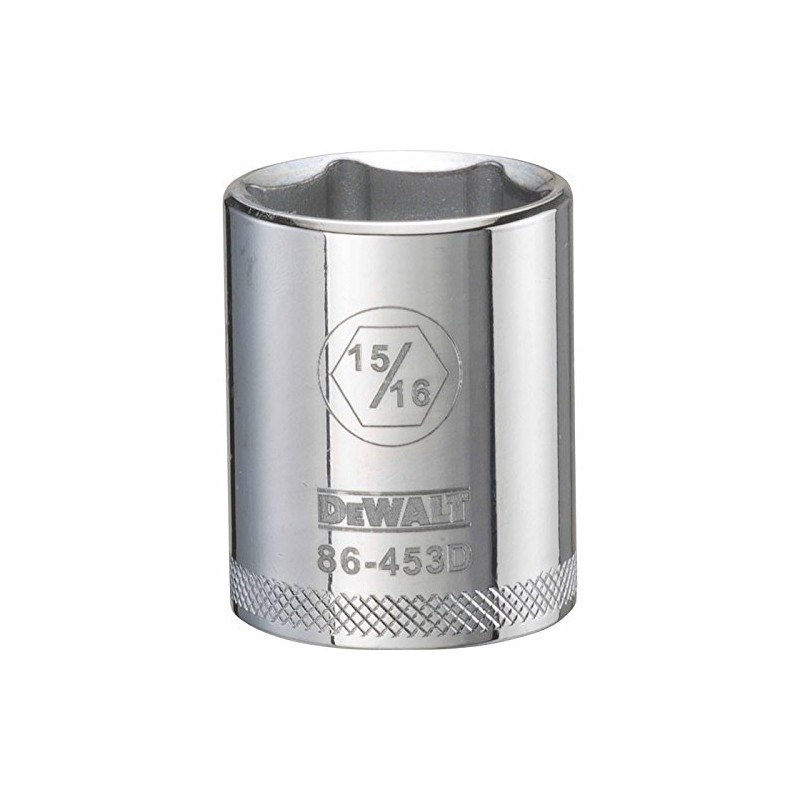 DEWALT DWMT86453OSP 6 Point 1/2'' Drive Socket 15/16'' SAE