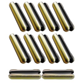 10Pcs Bucket Tooth Flex Pins Fit for 23 230 Bucket Teeth Backhoes Mini Excavators Skid Steer Loader Replace T23P D39094 6567620 23FP, 2.1" Long 0.75" Diameter
