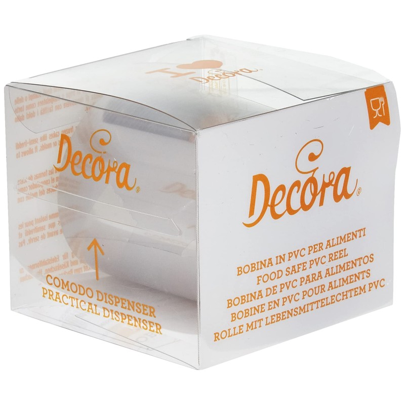 Decora 0160719 TORTENDRANDFOLIE AUS PVC, Rolle MT 10 H60 MM