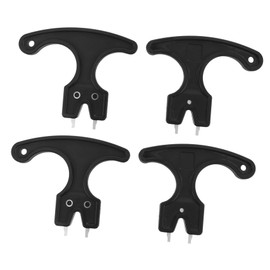 BESPORTBLE 4pcs Golf Shoe Spikes Wrench: Cleats Spanner Universal Spike Shoes Key Replacement Tool Adjustment Aid For Training Competition Sports Outdoors