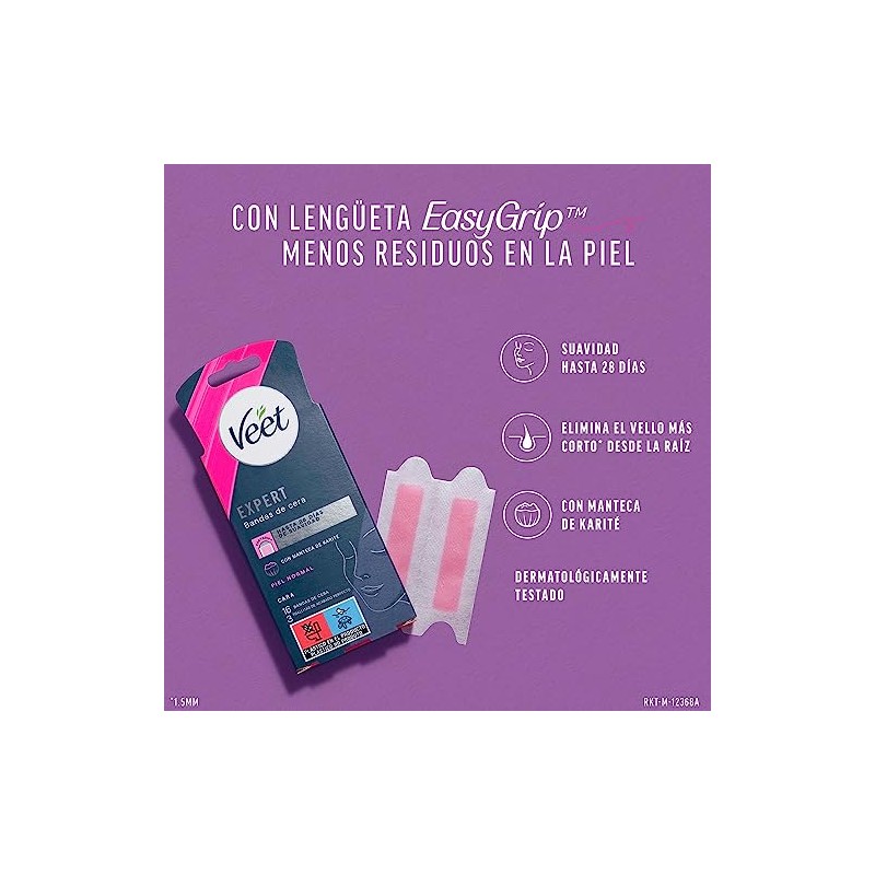 Veet Expert Wax Strips 16 Units