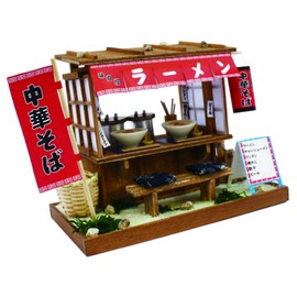 Billy handmade dollhouse kit Showa stand kit noodle shop 8535