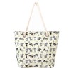 Premium Cute Kitty Cat Animal Print Cotton Canvas Tote Shoulder