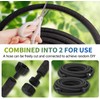 Holldoor Soaker Hose 25 ft 3-Pack for Garden Beds with