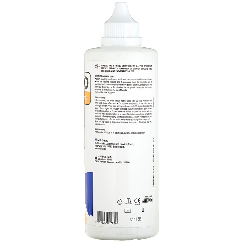 MPG&E Ecco Soft and Change Saline, 360 ml, Pack of