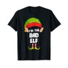 Funny Bad Elf Matching Family Group PJ Christmas T-Shirt, black