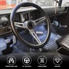 CHUSYYRAY Classic Grip Synthetic Leather Old School Wrap Steering Wheel