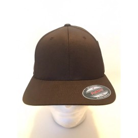 Flexfit NEW! Chocolate Brown Bamboo Flexfit Hat Size L/XL Wicks Moisture & Breathable