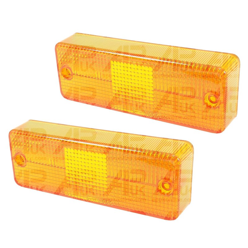 APUK 2x Front Headlight Headlamp Indicator Light Lenses Replacement for