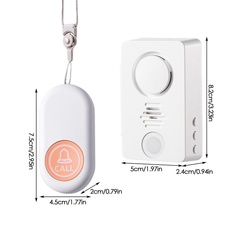 Bed Alarm | Bedside Wireless Warning Bell | Smart Waterproof