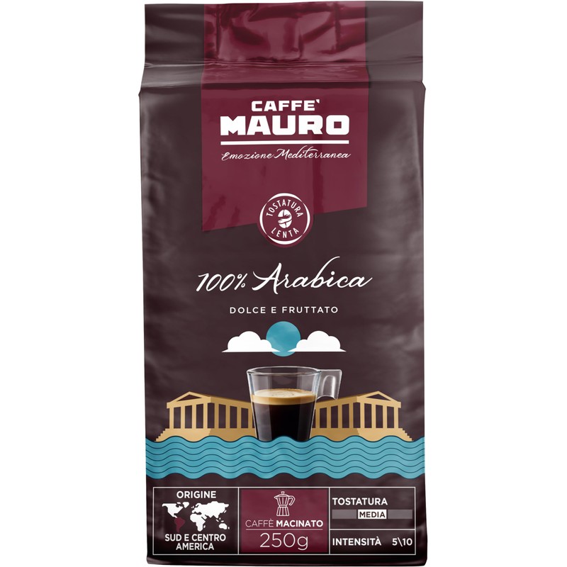 Caffe Mauro - 100% Arabica Blend Ground - Dolce e