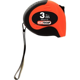 KS Tools 300.0113 PRECISION+ steel tape measure, 3mx16mm