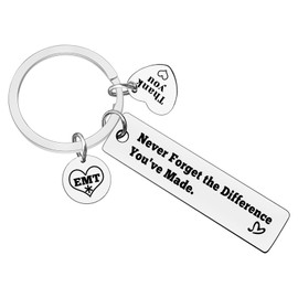 Xiahuyu EMT Thank You Gift Emergency Medical Technician Gift EMT Keychain EMT Appreciation Gift Paramedic Gift Medical Assistant Gift EMT Graduation Gift Retirement Christmas Birthday Gift