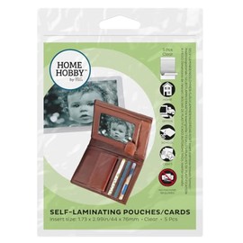 HomeHobby by 3L Self Laminating Pouches, 1-3/4" X 3", 5-Pack