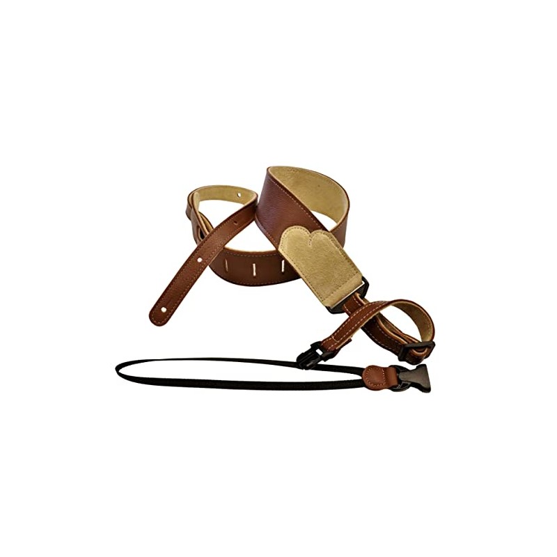 Franklin Strap - 2.5" Glove Leather with Suede Backing and