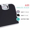 Adamsone 아담슨 A21 아날로그 체중계 - 최대 300파운드 신규 미끄럼