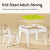 wingyz 4-in-1 Kids Table and Chairs Set, Toddler Play Tables