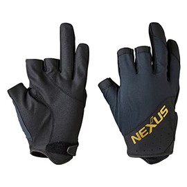 Shimano Nexus Stretch Gloves, 3-Piece Cut, GL-104V, Black, S