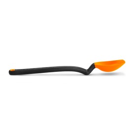 Dreamfarm Mini Supoon Non-Stick Sit-Up Silicone Scraping Cooking Spoon, Jar Scraper Measures 5ml Tsp - 8" Orange
