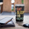 Virtual Reality Athlete Funny VR Gamer Console Headset Stainless Steel