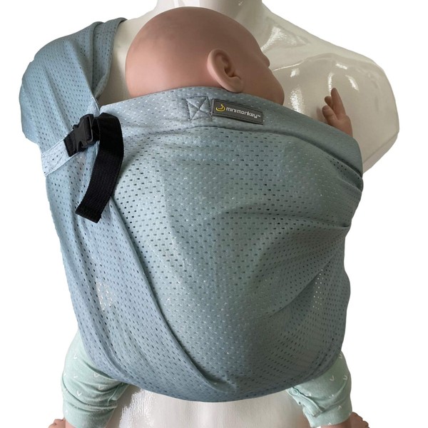 Minimonkey - Babytrage Mini Sling grün für Neugeborene ab der