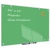 TSJ OFFICE Glass Dry-Erase Board - 36 x 24 Inches