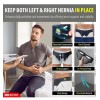 Blitzu Hernia Belt for Bilateral, Double or Single Inguinal, Groin