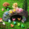 Barydat 100 Pcs Mini Resin Animals Figures Bulk 3 Styles