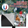 Winter Cardinal Birds Mailbox Cover - Magnetic Standard Size 18"