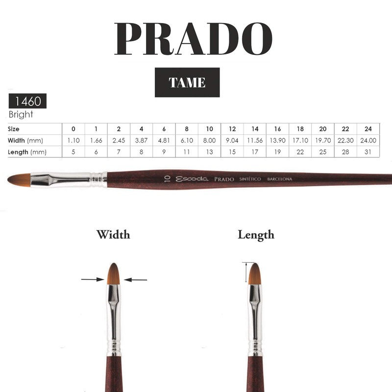 Escoda : PRADO Tame Synthetic : Series 1460 : #