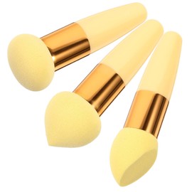 FRCOLOR 6pcs Makeup Sponge Applicators Wet Dry Cosmetic Puff Pens for Foundation Application for Home Salon Use Smooth Touch Beauty Accessories