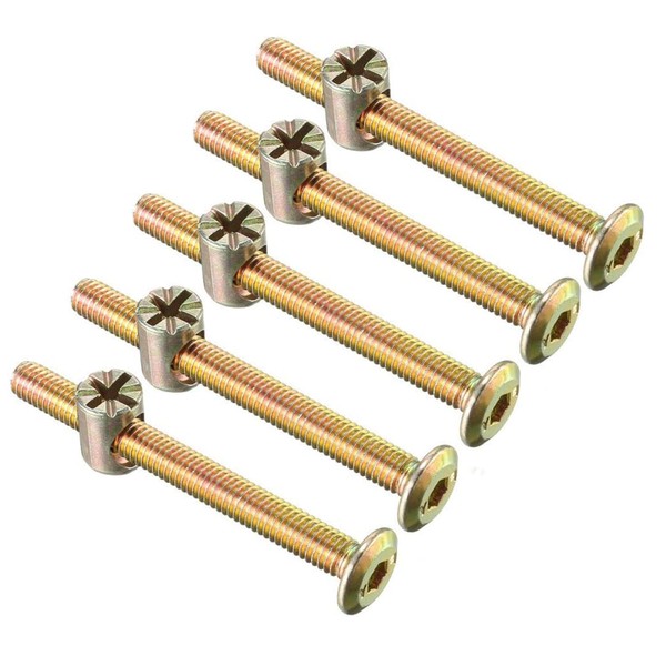 ChasCoCo Bolts M6 x 55mm Set of 5 Hex Bolts