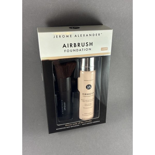 Jerome Alexander Magic Minerals AirBrush Foundation Light Shade Brush Included