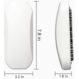 Multi-Functional Table Crumb Sweeper, Soft Bristles Debris Collector for Table, Mat, Bed Sheets, Sofas, Clothes Cleaning Brush (1, White)