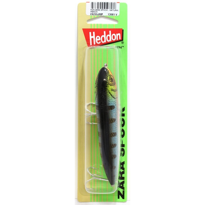 Heddon Zara Spook Lure (Natural Perch, 4 1/2-Inch)