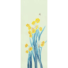 Maruzen Chusen Hand Towel, Hand Towel, Narcissus 251, 14.6 x 38.6 inches (37 x 98 cm)