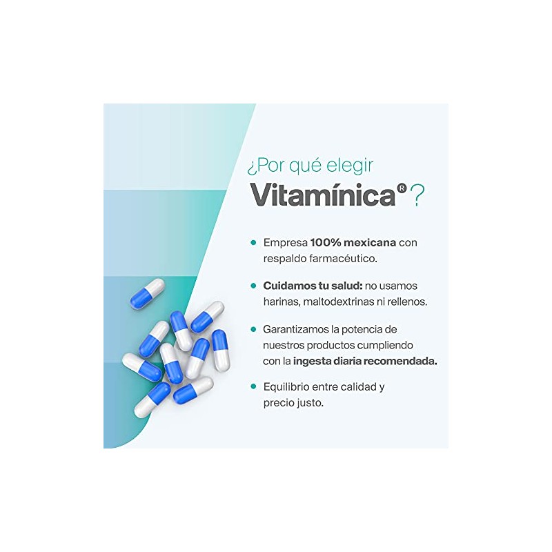 Vitaminica Ácido Fólico Cápsulas 390 Vitamina Por Cápsula Días
