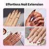 Beetles Tipex Lite Apex Nail Tips, Square Long, 256pcs 16