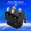 Electric Winch Relay 250A ABS Housing Waterproof Copper Contact Brass