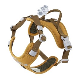 Hurtta Warrior Harness 2 Eco Dog Harness (Camel Brown, 15.7 - 19.7 inches (40 - 50 cm)