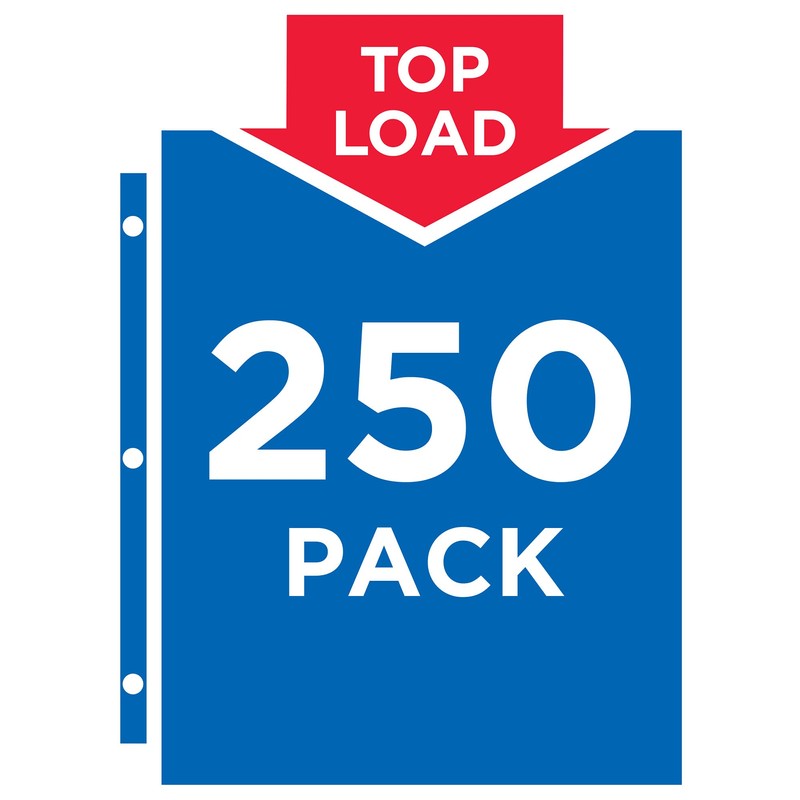 Avery Diamond Clear Heavyweight Sheet Protectors, Easy Load, 250 Document
