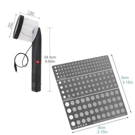 Perfeclan Mini Electrostatic Flocking Machine Static Grass Flocker Kit Decorative Tools DIY Craft Grass Planter for Builds Modelling