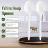 Basic Cutlery Collection 50-Count Medium Weight White Plastic Soup Spoons
