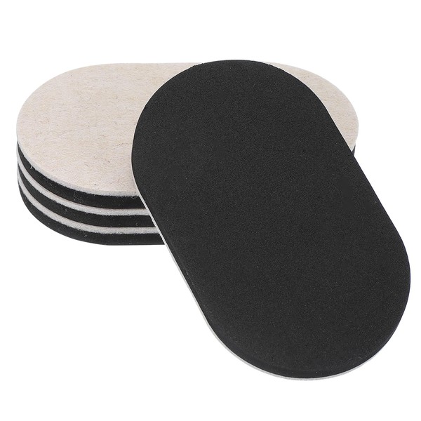 PATIKIL 3 1/2" Furniture Sliders, 4 Pcs Reusable Furniture Sliders