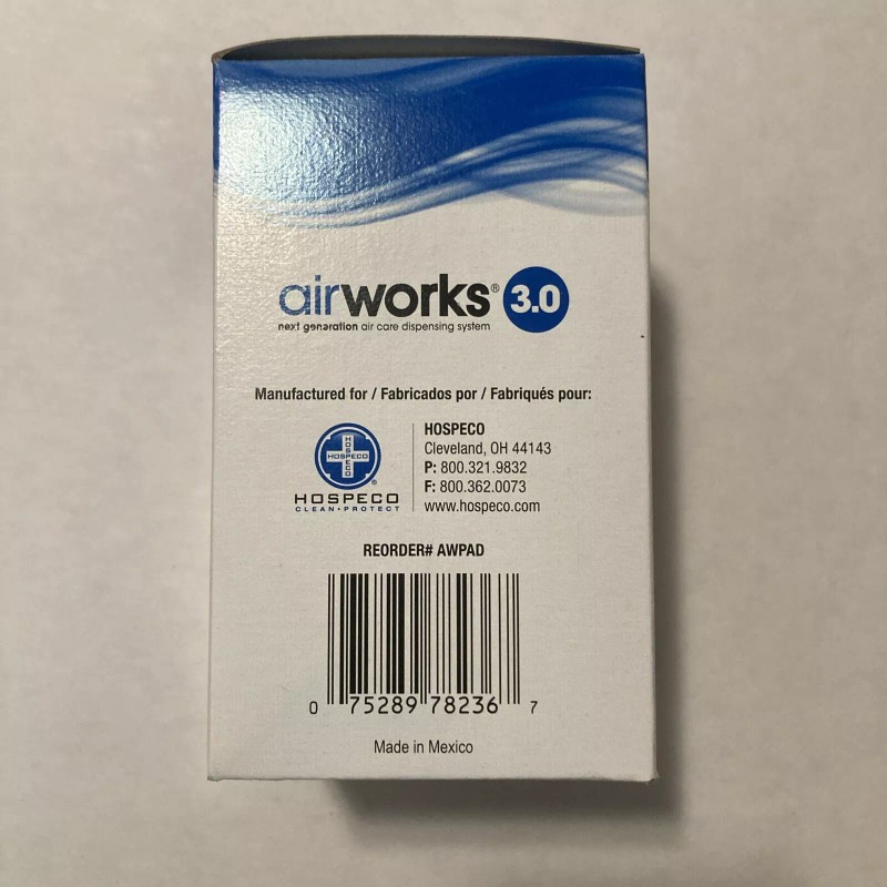HOSPECO AirWorks 3.0 Dispenser (AWPAD) HARDWARE INCLUDED -SHIPS FREE