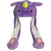 Mage World Happy Ears Unicorn Hat, purple